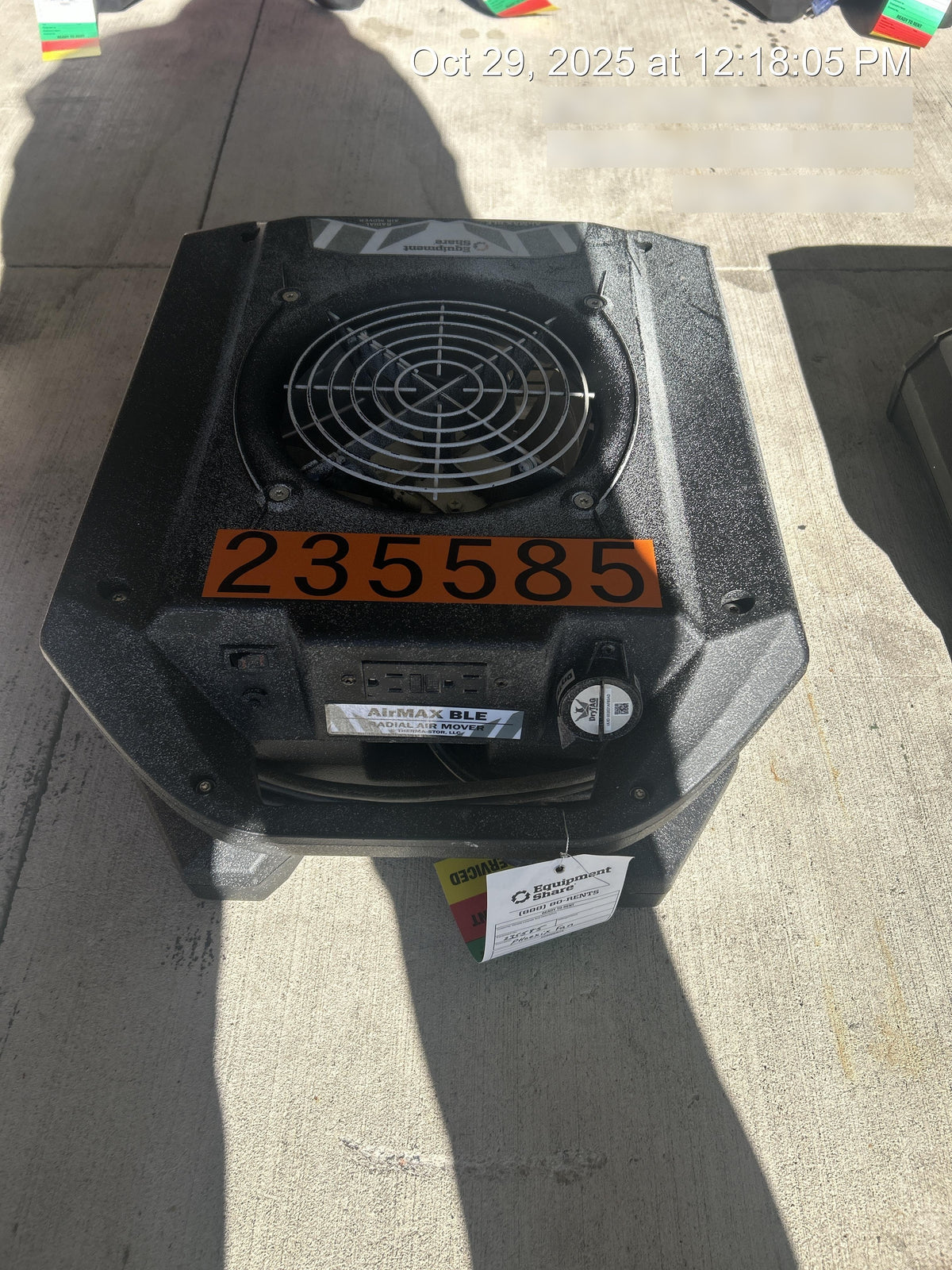 2022 PHOENIX AirMAX Radial Air Mover