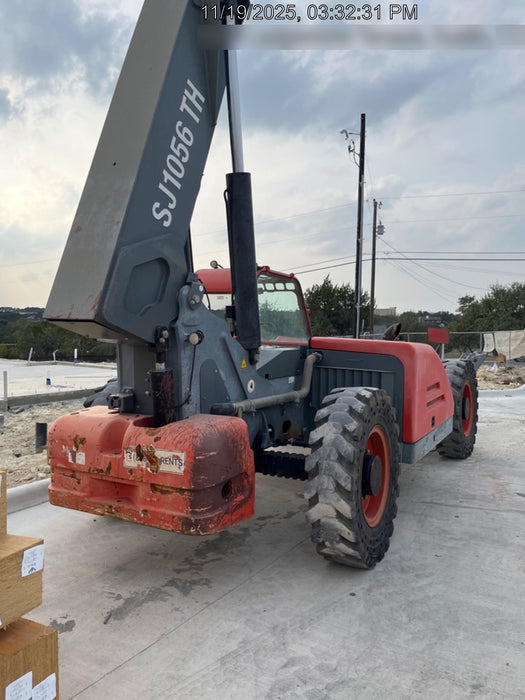 2018 Skyjack SJ1056 TH Skyjack 1056 TH Telehandler w/Open ROPS, Work Lights/Beacon, Solid Tires, 60" Carriage and Forks