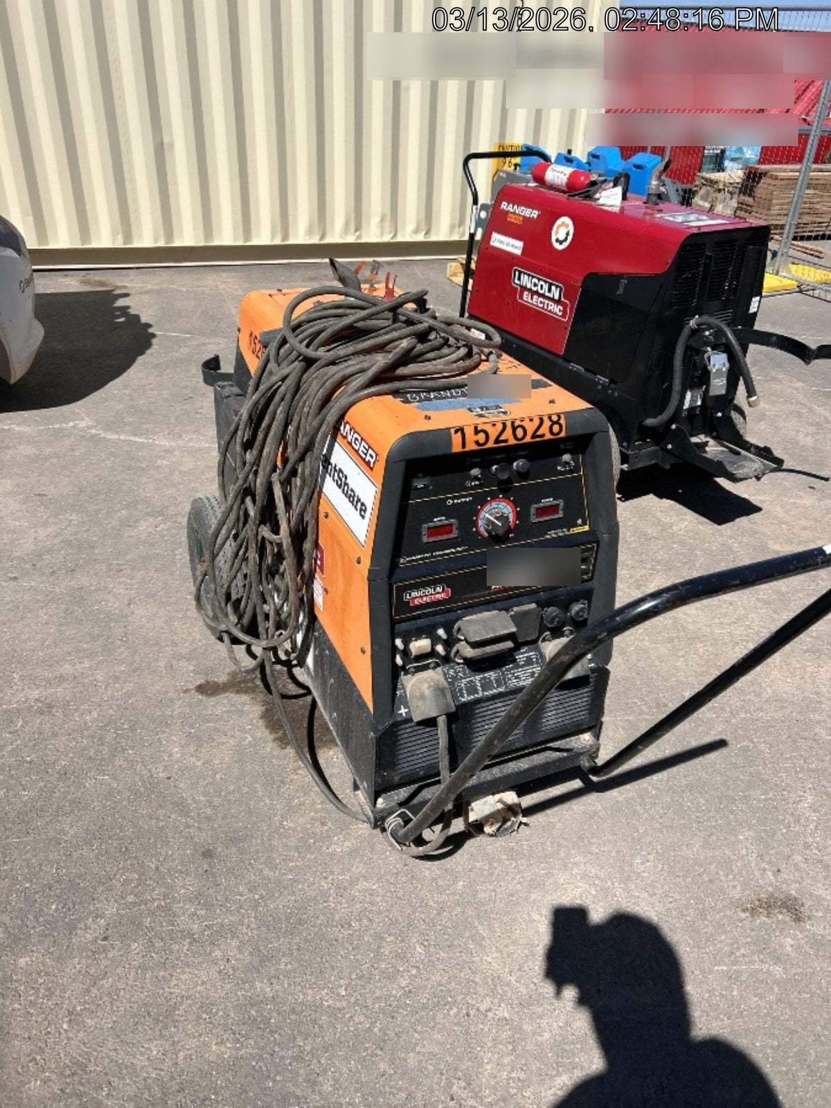 2021 Lincoln Electric Ranger 305 LPG LPG One-Pak (includes undercarriage, tank holder & tank strap) ORANGE
