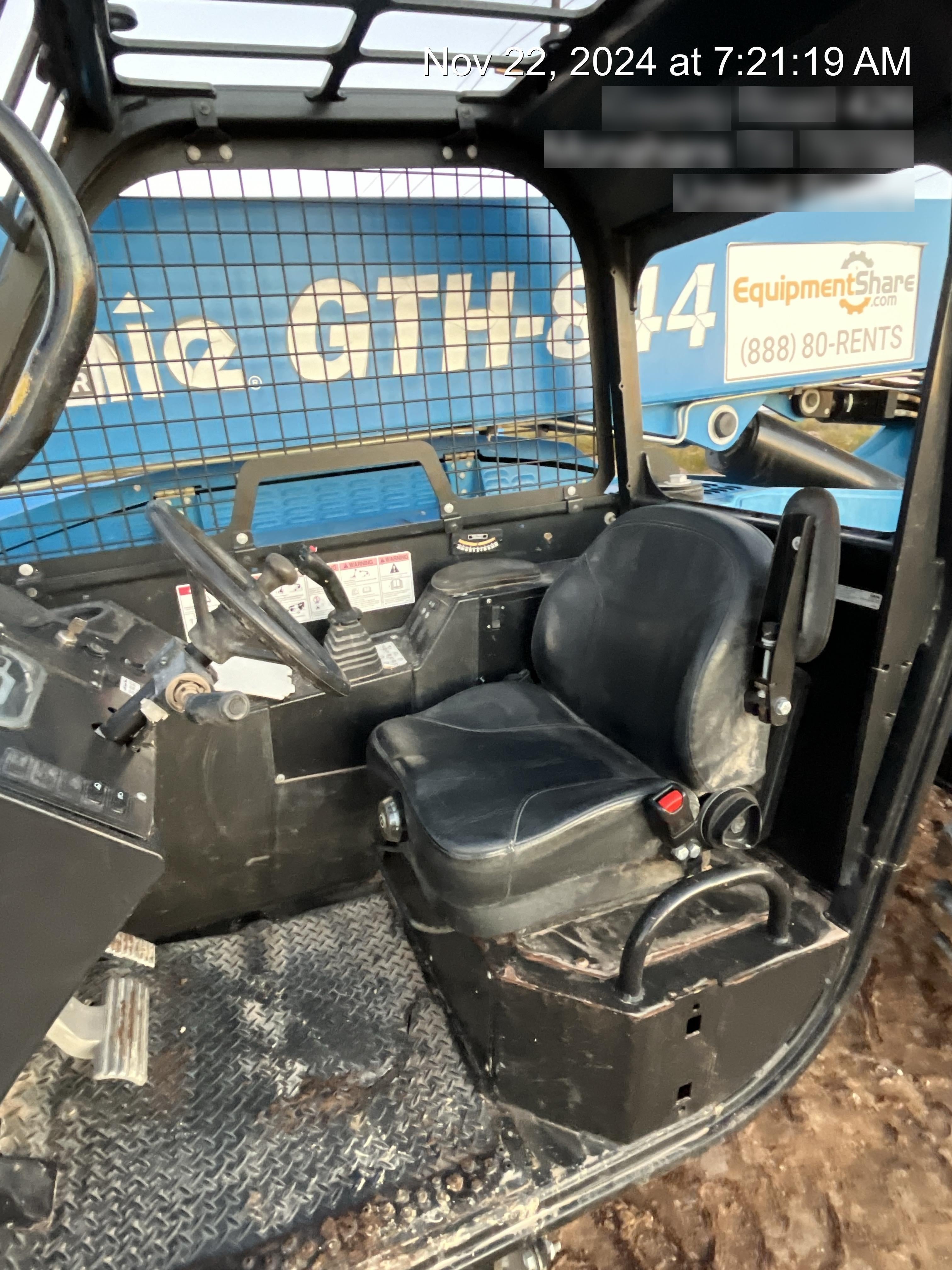 2017 Genie GTH-844 Genie GTH 844, Solid Tires, 60" carriage, Open ROPS