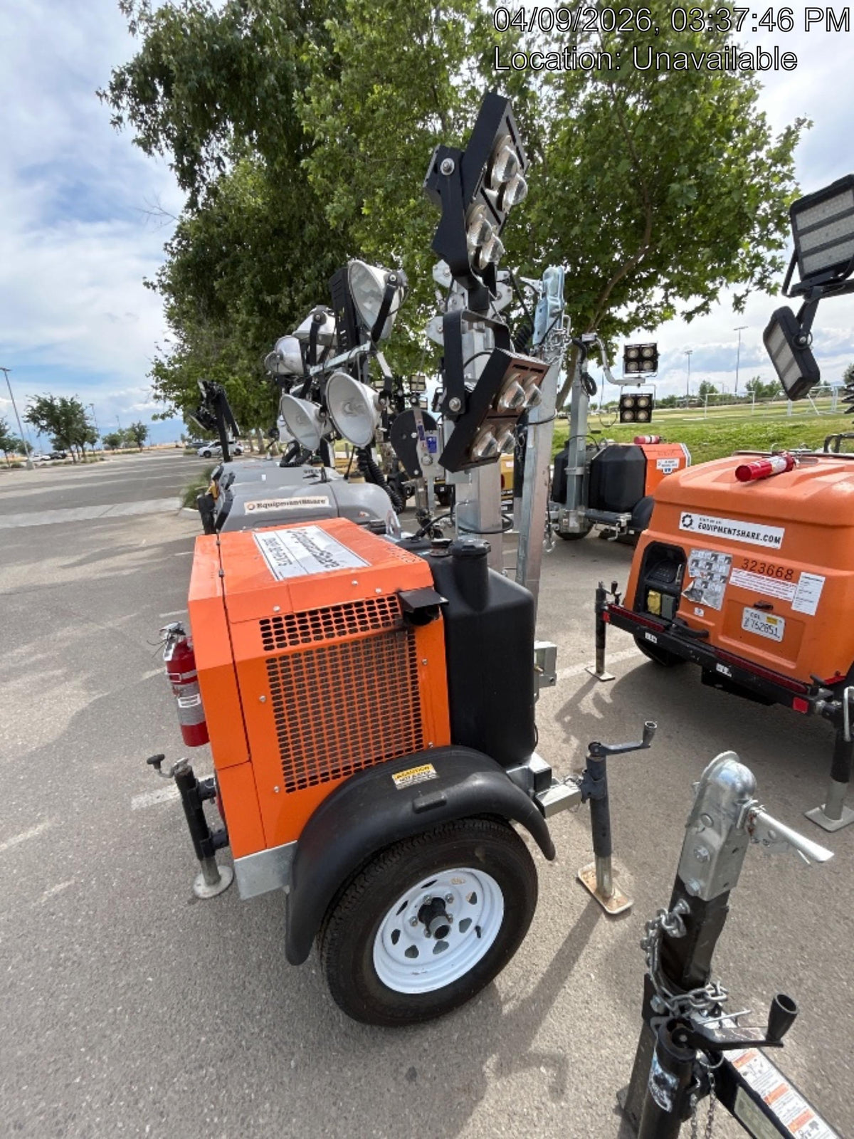 2024 Wanco WLTT-4MM4K Diesel, Deep Sea Controller, Shore Power Plug, Auto Start, (4) 350W LED Floodlights, 4kW Generator, 60 Gal Fuel Tank, 2" Ball, T3