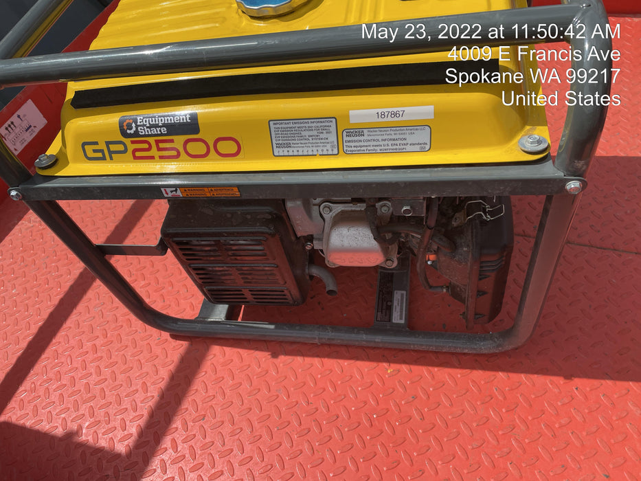 2021 WACKER NEUSON GP2500A