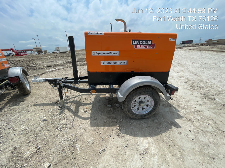 2022 Lincoln Electric LE400 Kubota V1505, Trlr, Cable Rack, Light Kit, ES Decals, T3