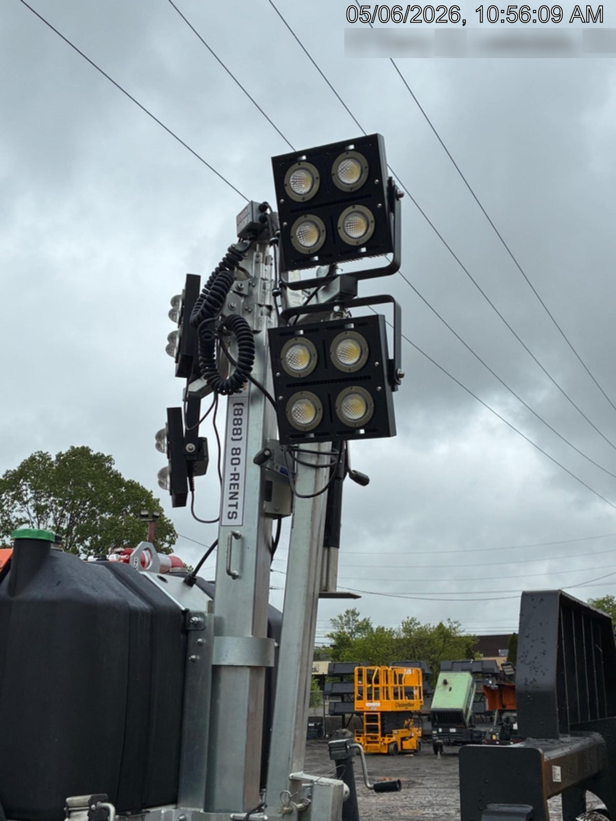 2024 Wanco WLTT-4MM4K Diesel, Deep Sea Controller, Shore Power Plug, Auto Start, (4) 350W LED Floodlights, 4kW Generator, 60 Gal Fuel Tank, 2" Ball, T3