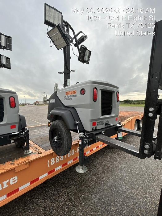 2024 Wacker Neuson LTT4 Diesel, Kohler KDW702, Deep Sea Controller, Auto Start, LED 320W, Bypass Outlet, T3