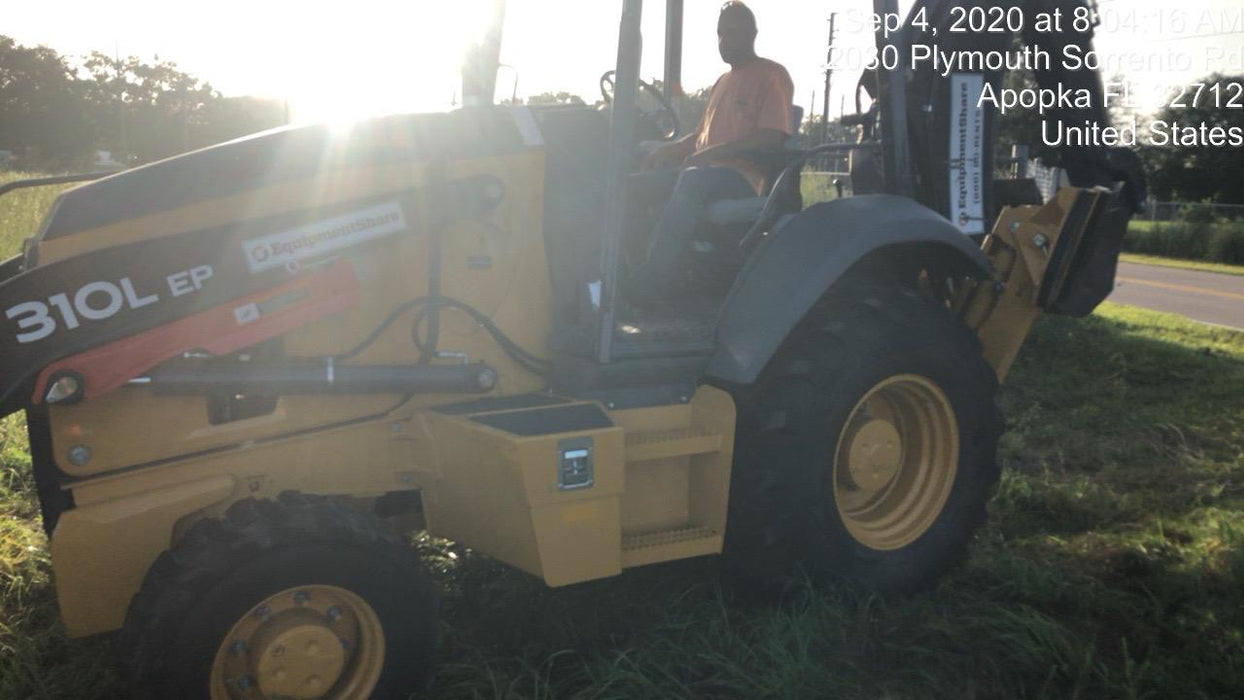 2020 John Deere 310LEP Canopy, 4WD, Standard Stick, Pilot Controls, 2 Way Hydraulics, TAG Manual QC