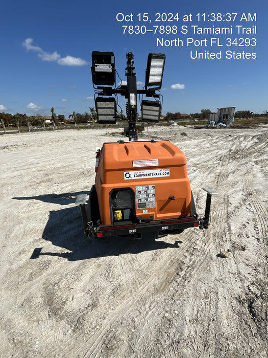 2023 Generac MLT2 Diesel, Flex Switch 120V Input, Powerzone Controller, 
(4) 320W LED Lights, 4kW Generator, 39.9 Gal Fuel Tank, 2" Ball, T3