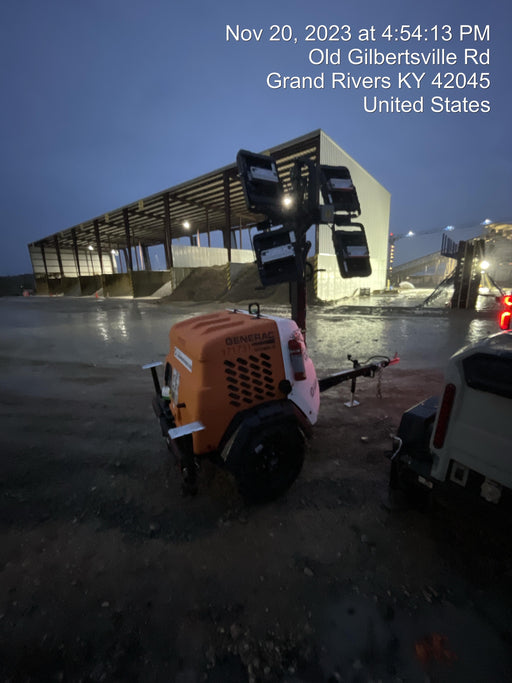 2023 Generac MLT2 Diesel, Flex Switch 120V Input, Powerzone Controller, 
(4) 320W LED Lights, 4kW Generator, 39.9 Gal Fuel Tank, 2" Ball, T3