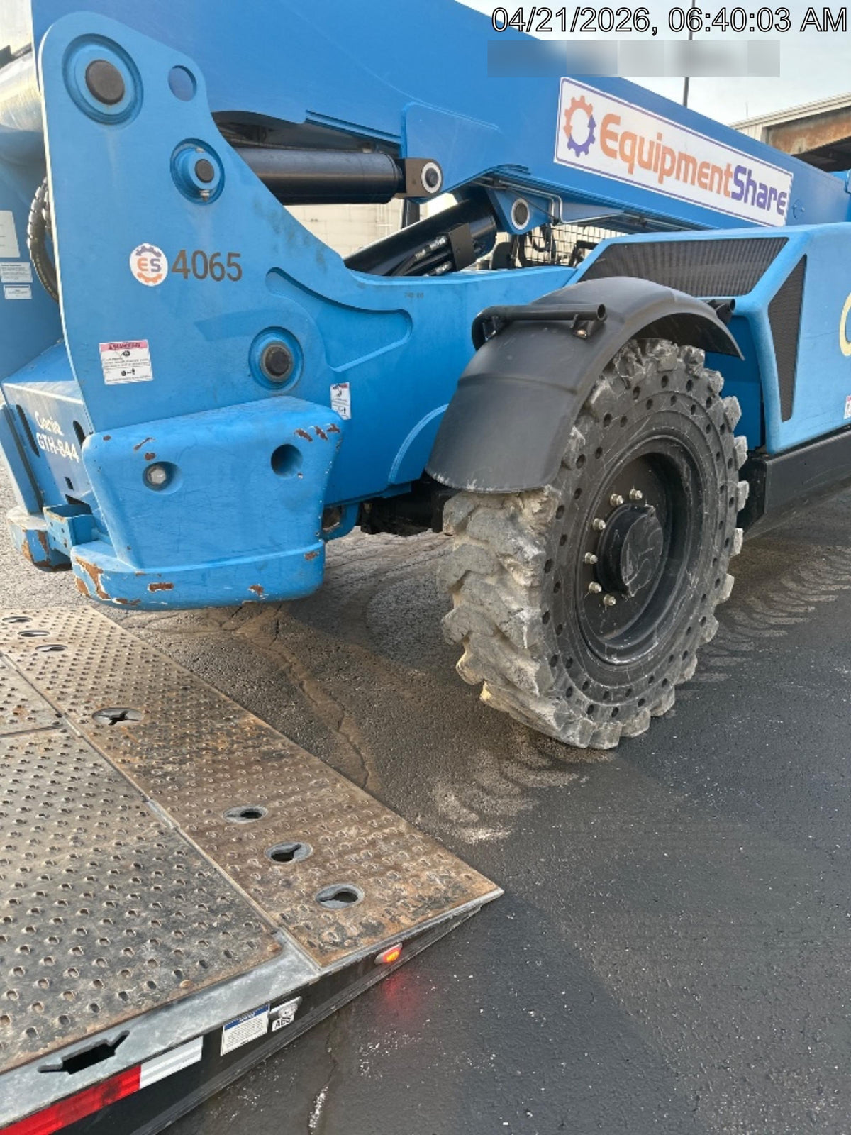 2016 Genie GTH-844 Genie GTH 844, Solid Tires, 60" carriage, Open ROPS