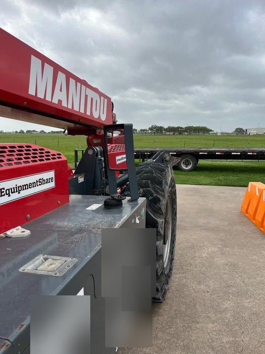 2018 Manitou MTA10055 Manitou MTA 10055 w/Cab/Heat/AC, Work Lights/Strobe, Aux Hyd, Solid Tires, Lift Hook, 66" Carriage, 60" Forks