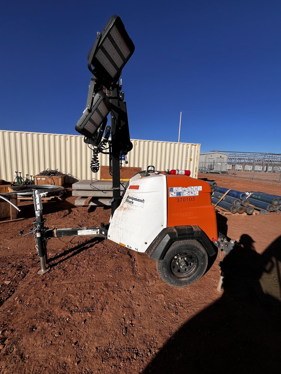 2023 Generac MLT2 Diesel, Flex Switch 120V Input, Powerzone Controller, 
(4) 320W LED Lights, 4kW Generator, 39.9 Gal Fuel Tank, 2" Ball, T3