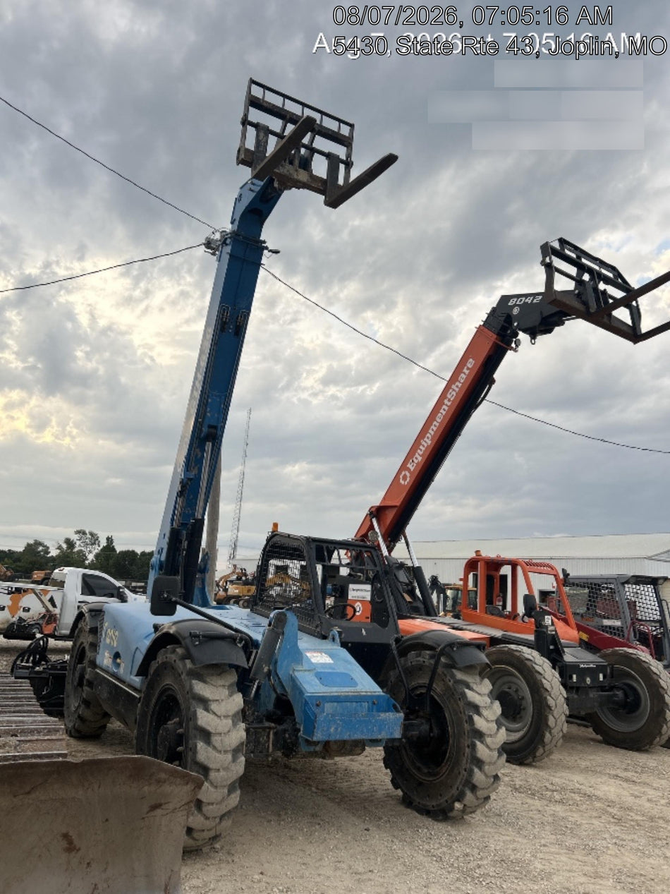 2018 Genie GTH-636 Genie GTH-636 w/Open ROPS, Work Lights, Solid Tires, RH Cab Mesh, Beacon, 48" Carriage and Forks