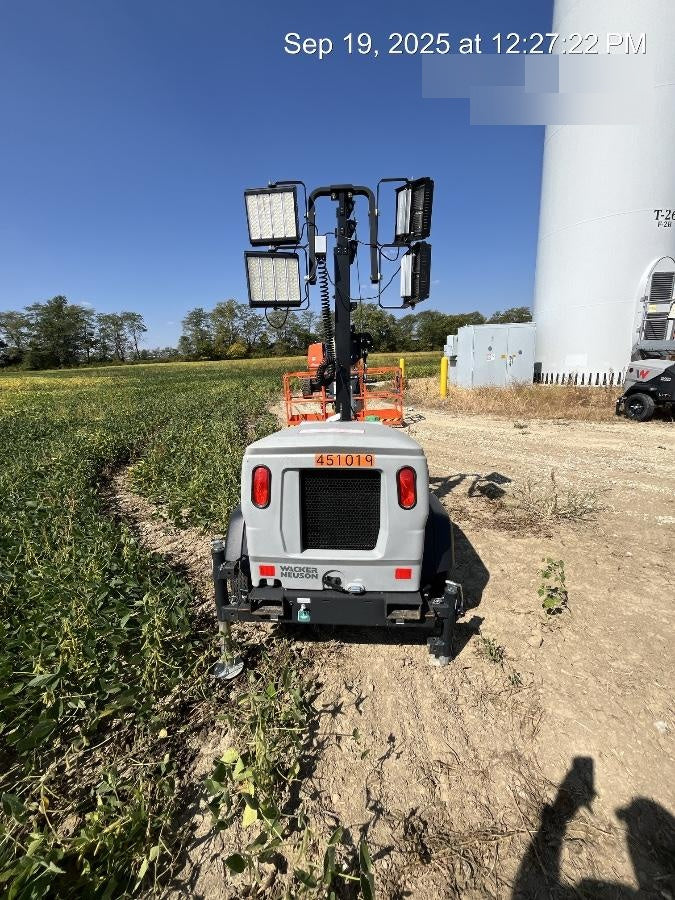 2024 Wacker Neuson LTT4 Diesel, Kohler KDW702, Deep Sea Controller, Auto Start, LED 320W, Bypass Outlet, T3