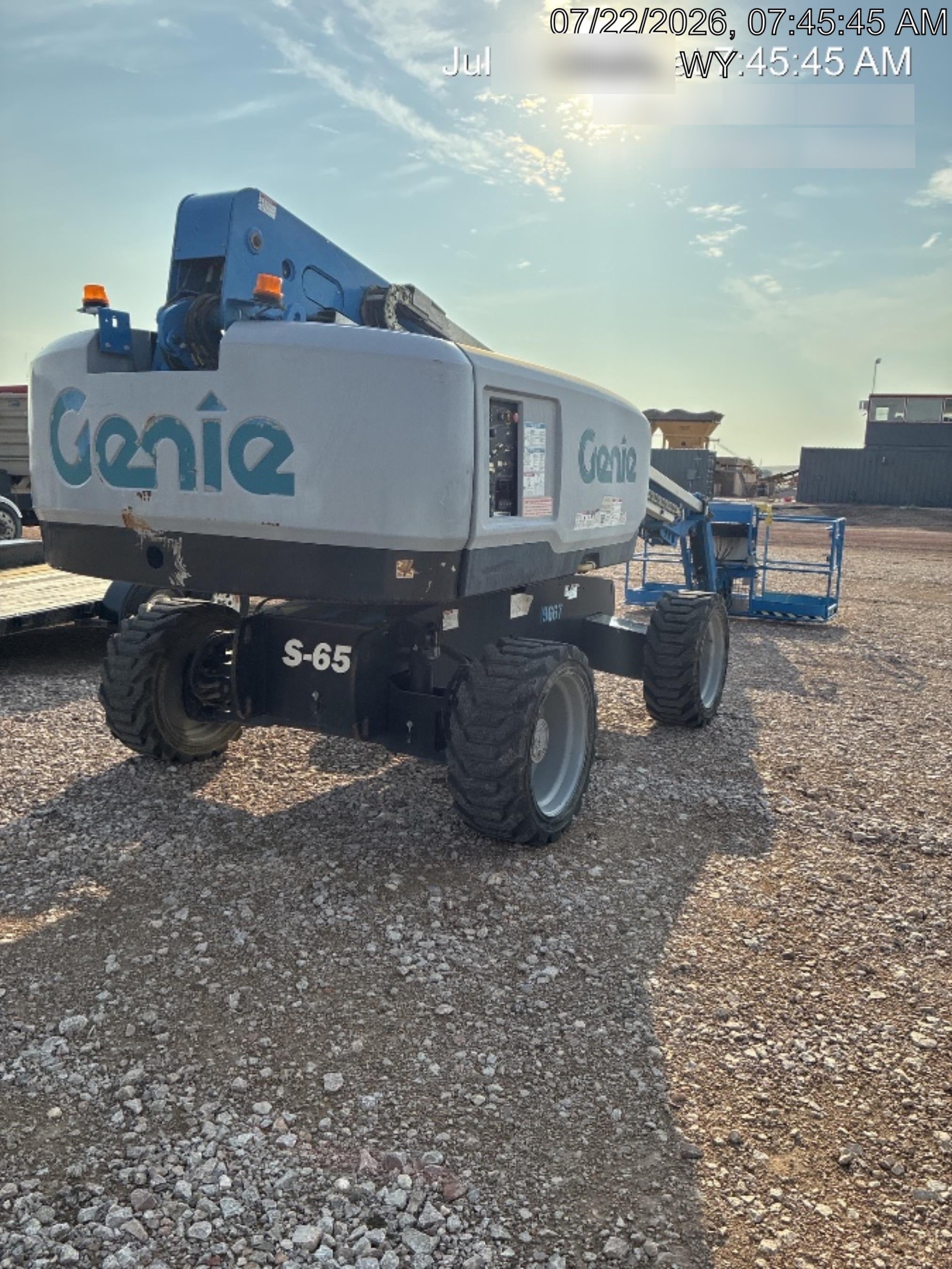 2018 Genie S-65 Genie S-65 w/FF tires, alarm package, panel cradle package