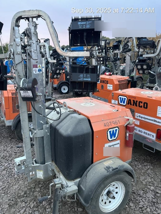 2024 Wanco WLTT-4MM4K Diesel, Deep Sea Controller, Shore Power Plug, Auto Start, (4) 350W LED Floodlights, 4kW Generator, 60 Gal Fuel Tank, 2" Ball, T3