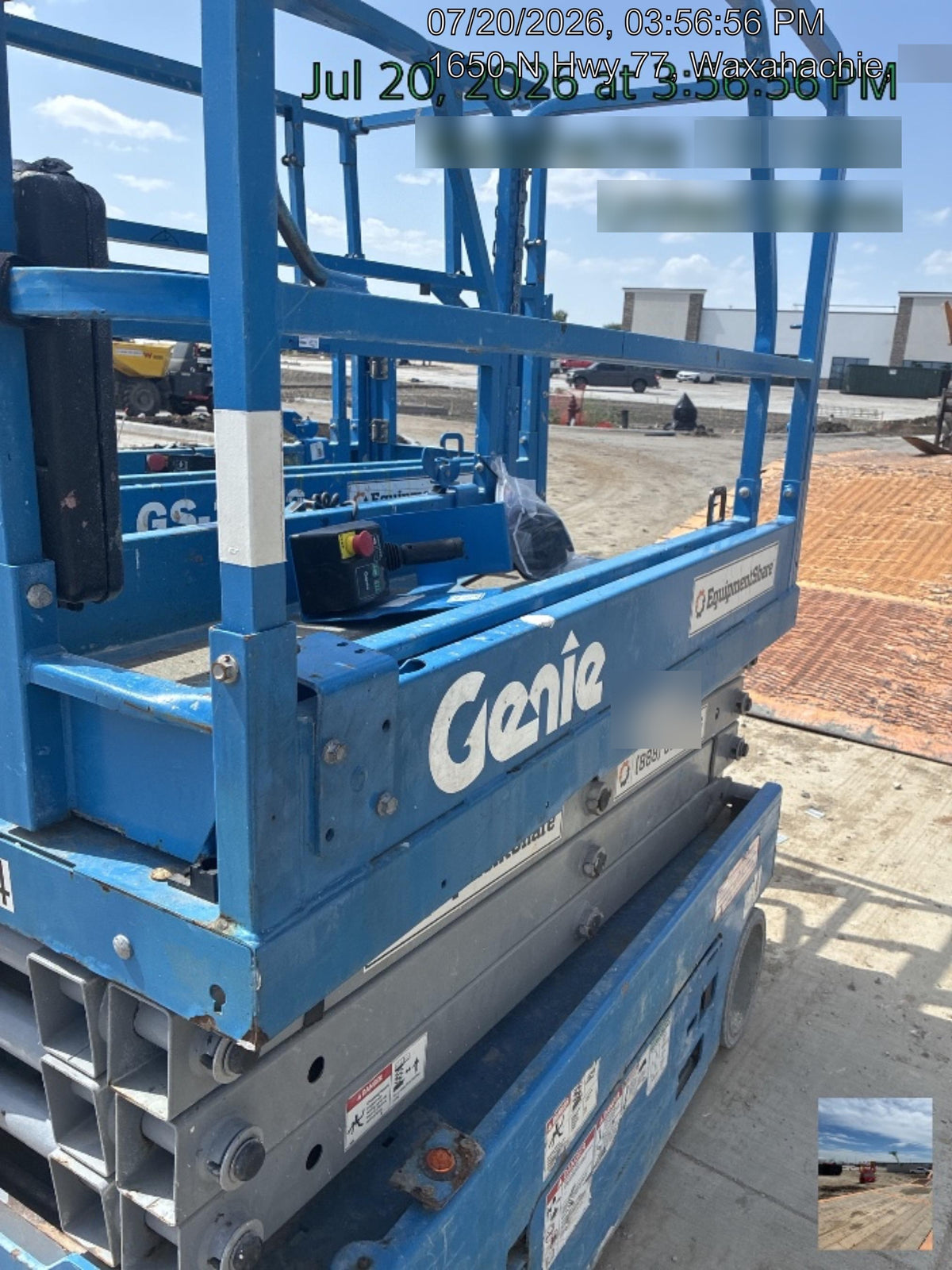 2019 Genie GS-1930 Fixed Rails with Chain Entry
