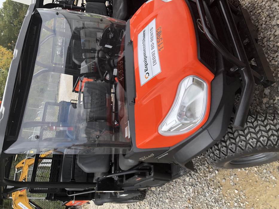 2020 Kubota RTV-X1140W-H 4WD, LED Strobe, Windshield Acrylic Clear, Plastic Canopy, Wire Harness Kit, Backup Alarm