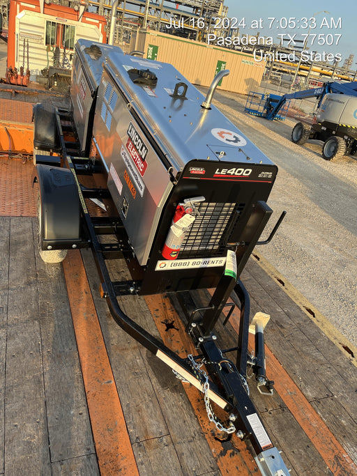 2024 Lincoln Electric LE400 Kubota V1505, Trlr, Cable Rack, Light Kit, ES Decals, T3