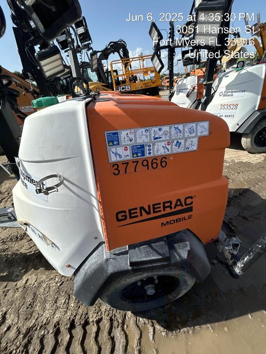 2023 Generac MLT2 Diesel, Flex Switch 120V Input, Powerzone Controller, 
(4) 320W LED Lights, 4kW Generator, 39.9 Gal Fuel Tank, 2" Ball, T3