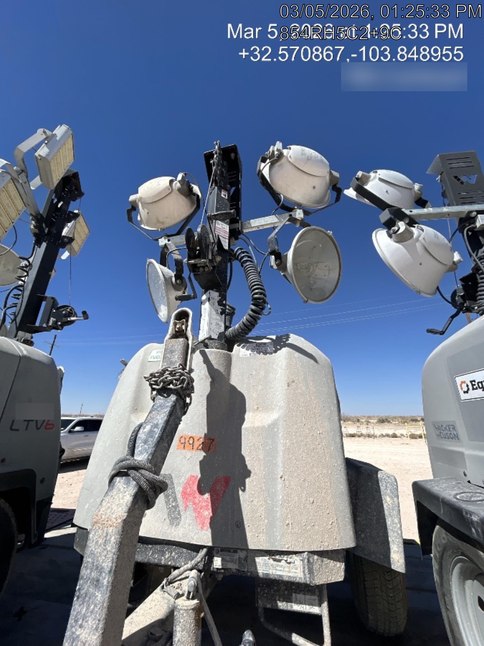 Wacker Neuson LTV6K-MH Wacker Neuson LTV6K Towable Light Tower