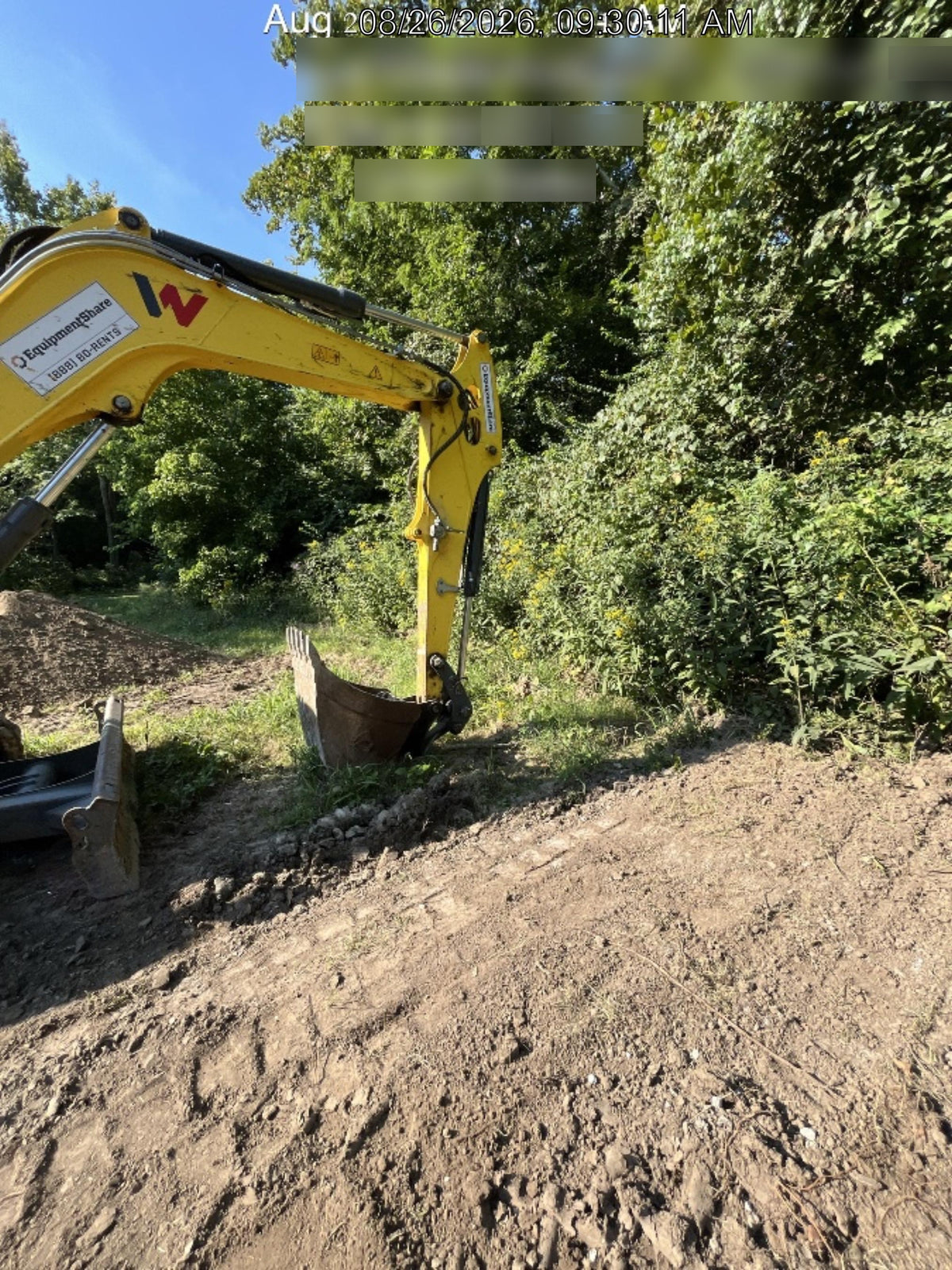 Wacker Neuson ET90 Cab, Long Dipperstick, Track, Bucket