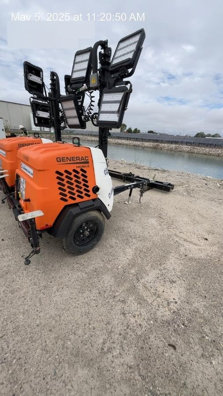 2024 Generac MLT2 Diesel, Flex Switch 120V Input, Powerzone Controller, 
(4) 320W LED Lights, 4kW Generator, 39.9 Gal Fuel Tank, 2" Ball, T3