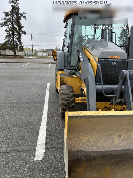 2020 John Deere 310LEP Cab/Heat/Air, 4WD, Standard Stick, Pilot Controls, 2 Way Hydraulics, TAG Manual QC