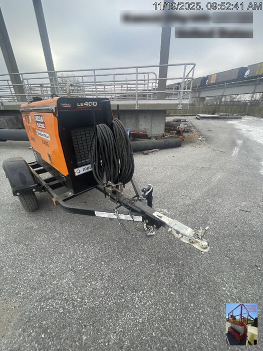 2022 Lincoln Electric LE400 Kubota V1505, Trlr, Cable Rack, Light Kit, ES Decals, T3