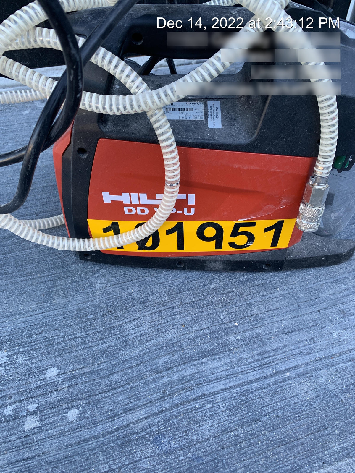2020 HILTI DD VP-U