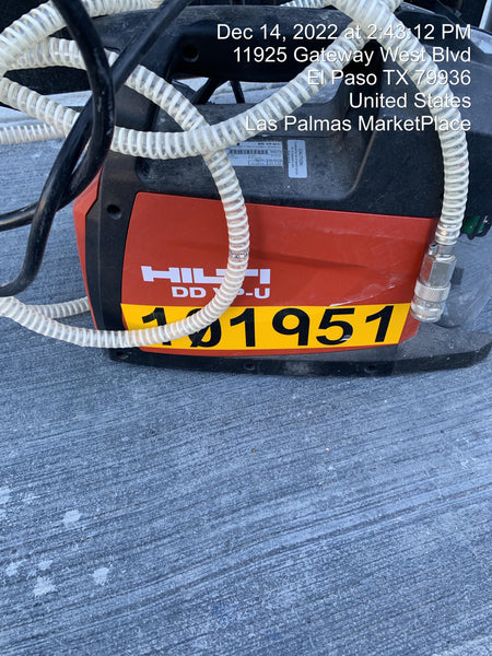 2020 HILTI DD VP-U