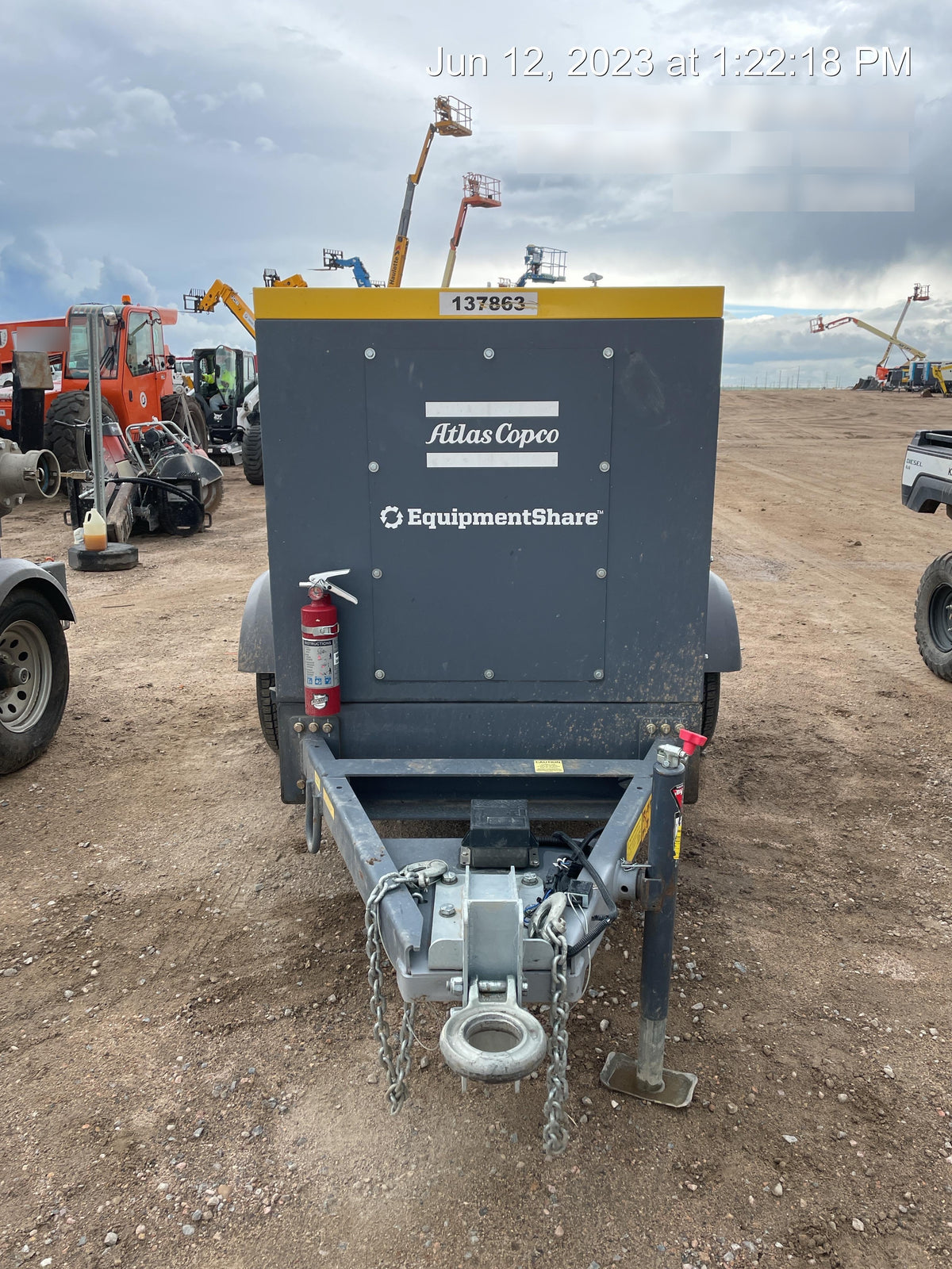 2021 ATLAS COPCO PAS 100 HF CS Enclosed