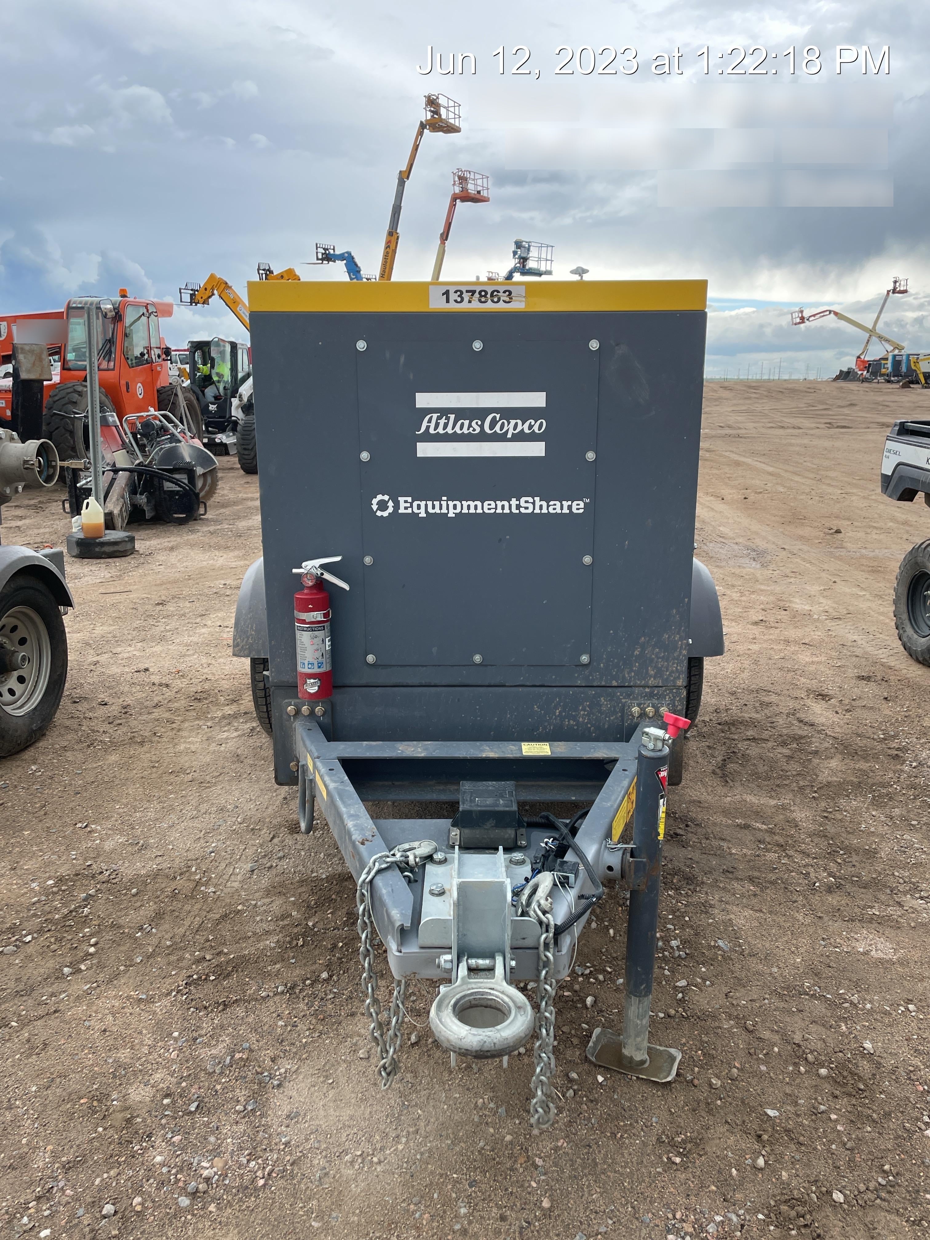 2021 ATLAS COPCO PAS 100 HF CS Enclosed