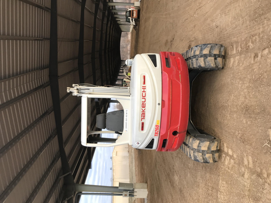 2019 Takeuchi TB260 Takeuchi TB260 Canopy w/Rubber Tracks, Auxiliary Hydraulics, Standard Blade, Manual QC