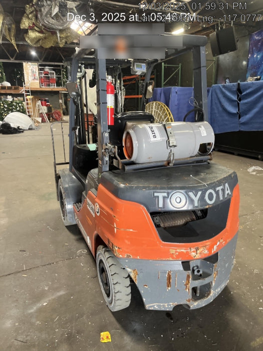 2022 TOYOTA 8FGU25 LP w/ Scale