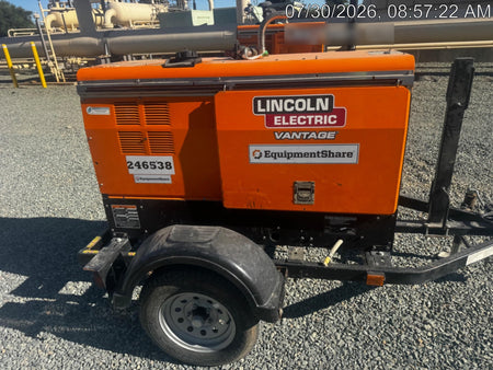 2021 Lincoln Electric Vantage 549X Ready Pak 3, ORANGE (includes trailer, cable rack, fender light kit)