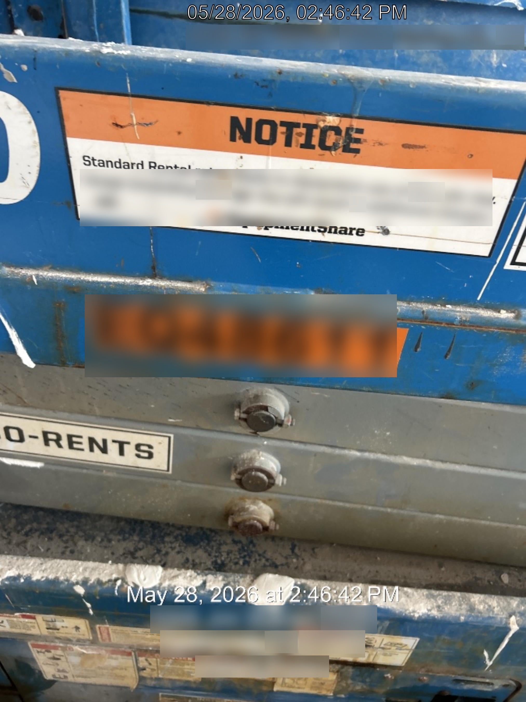 2019 Genie GS-1930 Fixed Rails with Chain Entry