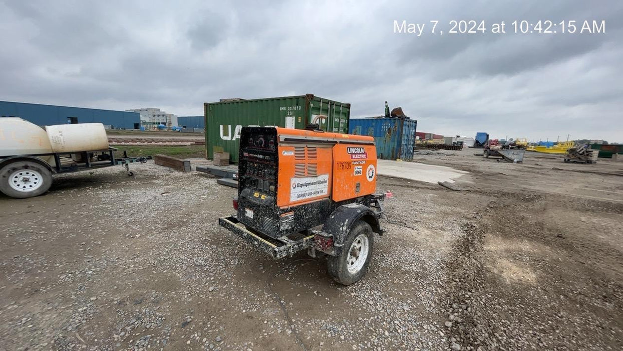 2021 Lincoln Electric Vantage 322 Vantage 322 Ready Pak 3 w/ Decals, ORANGE (includes trailer, cable rack, fender light kit) NO Telematics