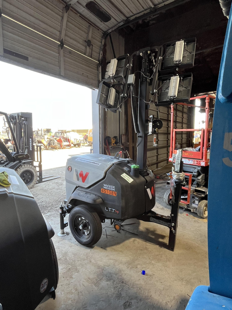 2024 Wacker Neuson LTT4 Diesel, Kohler KDW702, Deep Sea Controller, Auto Start, LED 320W, Bypass Outlet, T3