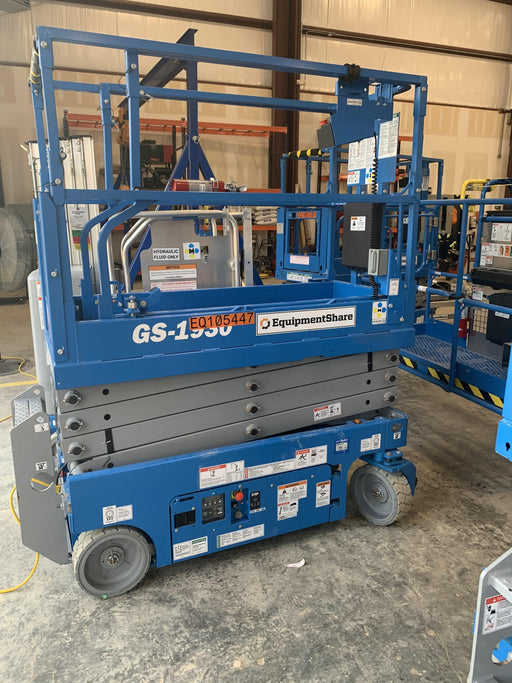 2020 Genie GS-1930 Solid Non Marking Tires, Beacon, Folding rails with half height swing gate