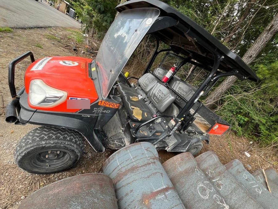 2021 Kubota RTV-X1140W-H Plastic Canopy, Windshield Acrylic Clear, LED Strobe Light, Wire Harness Kit, Back up Alarm