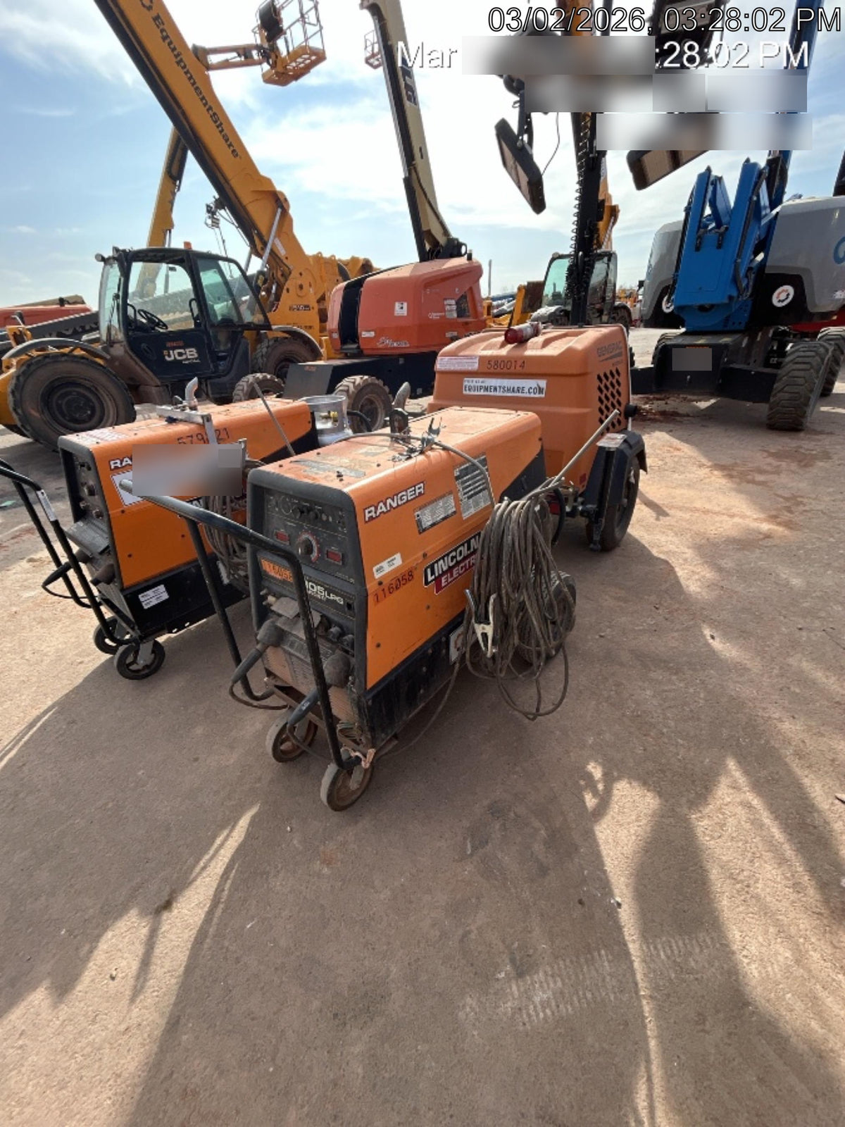 2020 Lincoln Electric Ranger 305 LPG Engine Driven Welder (Kohler®) One-Pak