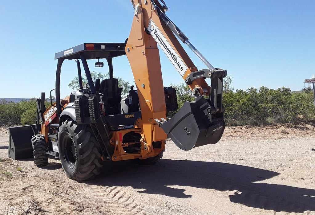 2020 Case 580N EP Canopy, 4WD, Standard Stick, Pilot Controls, 1 Way Hydraulics, Ride Control, TAG Manual QC