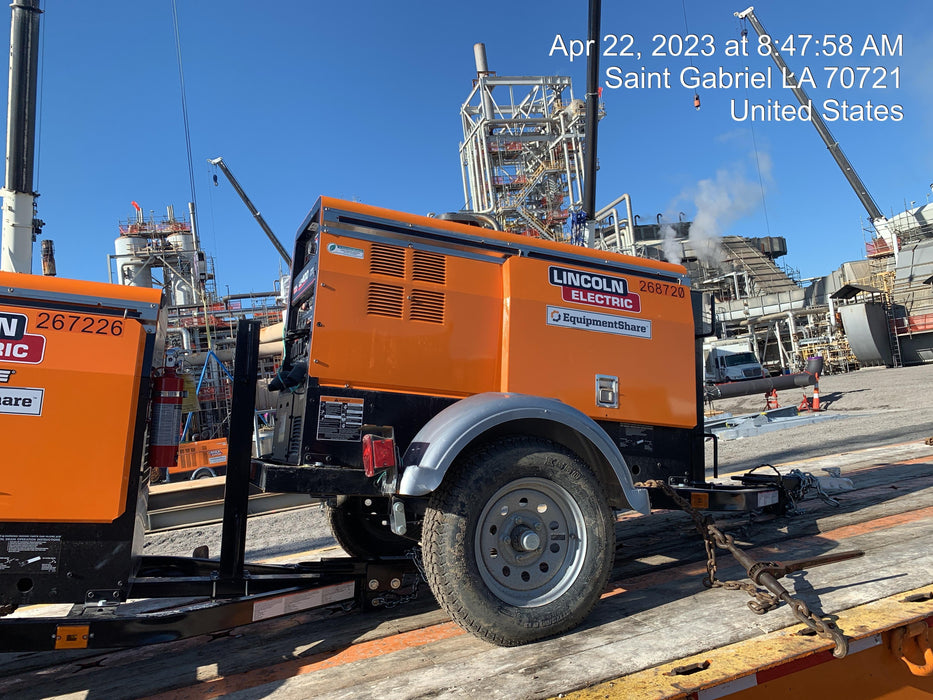 2022 Lincoln Electric LE400 Kubota V1505, Trlr, Cable Rack, Light Kit, ES Decals, T3