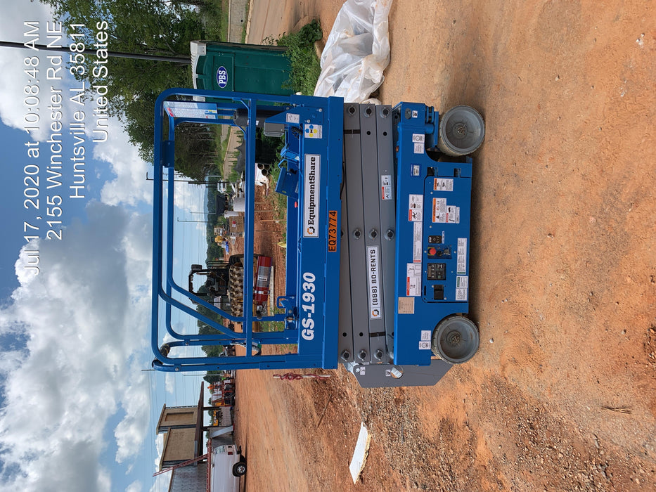 2020 Genie GS-1930 Fixed rails with chain entry gate - Pre A92.20