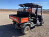 2022 Kubota RTV-X1140W-H Plastic Canopy, Windshield Acrylic Clear, LED Strobe Light, Wire Harness Kit, Back up Alarm