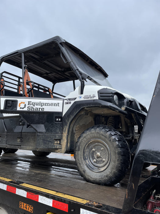 2022 Kawasaki Mule PRO-DXT Standard Options, Backup Alarm, Beacon, Plastic Hard Top, Poly Windshield, Horn Kit