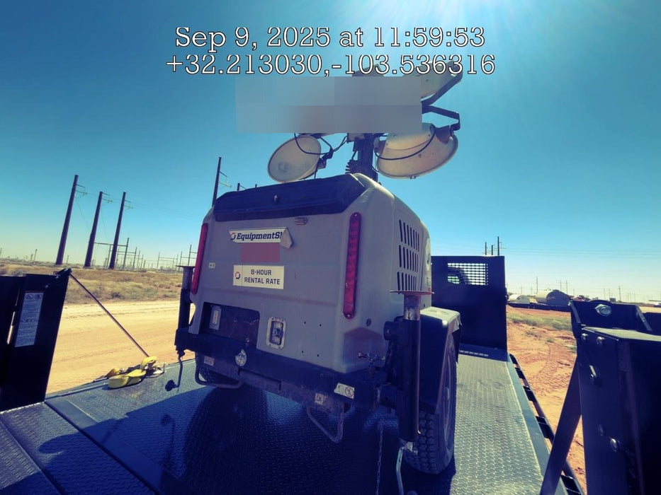 2018 Wacker Neuson LTV6L-MH Wacker Neuson LTV6L Mobile Light Tower w/Fuel Level Sensor Installed
