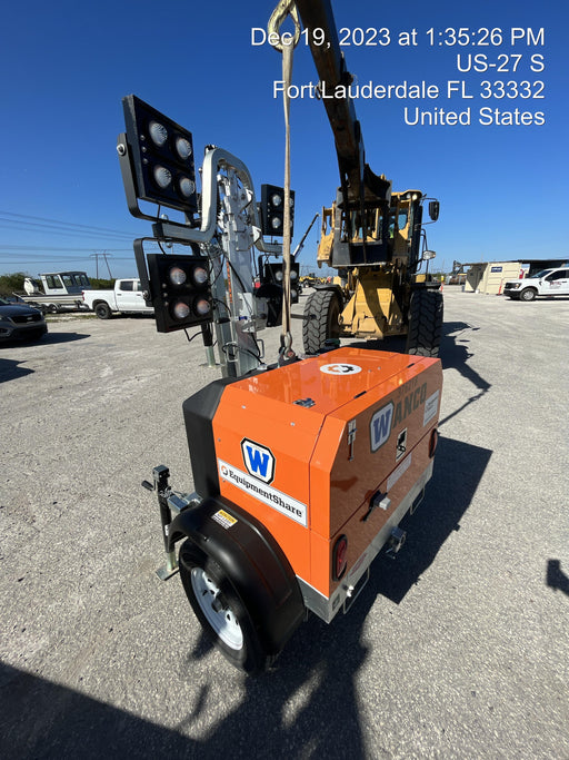 2023 Wanco WLTT-4MM4K Diesel, Deep Sea Controller, Shore Power Plug, Auto Start, (4) 350W LED Floodlights, 4kW Generator, 60 Gal Fuel Tank, 2" Ball, T3