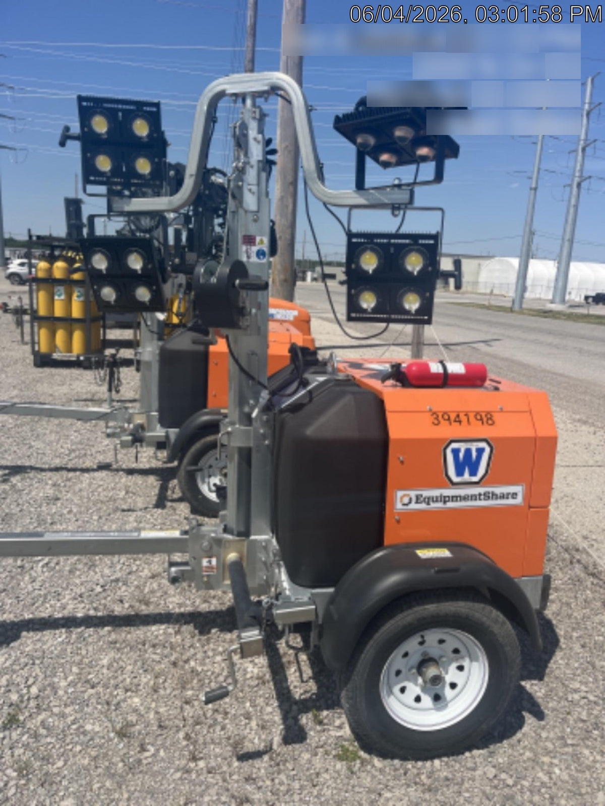 2024 Wanco WLTT-4MM4K Diesel, Deep Sea Controller, Shore Power Plug, Auto Start, (4) 350W LED Floodlights, 4kW Generator, 60 Gal Fuel Tank, 2" Ball, T3
