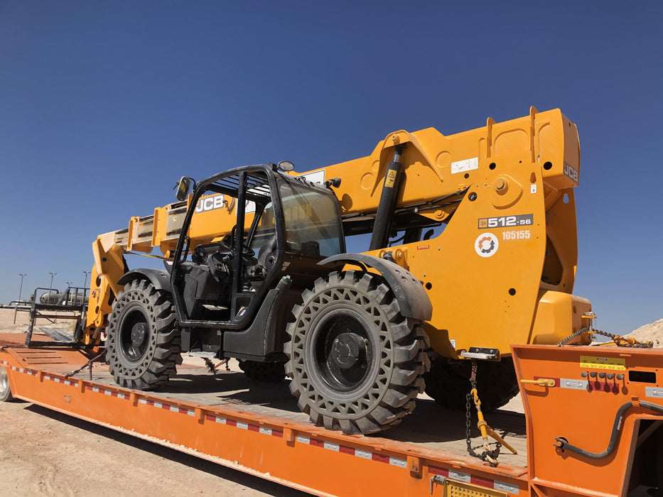 2020 JCB 512-56 Canopy, 74Hp, Solid Tires, Work Lights, Beacon, Aux Hydraulics, Back up Alarm, Lifting Eye, ES Decals